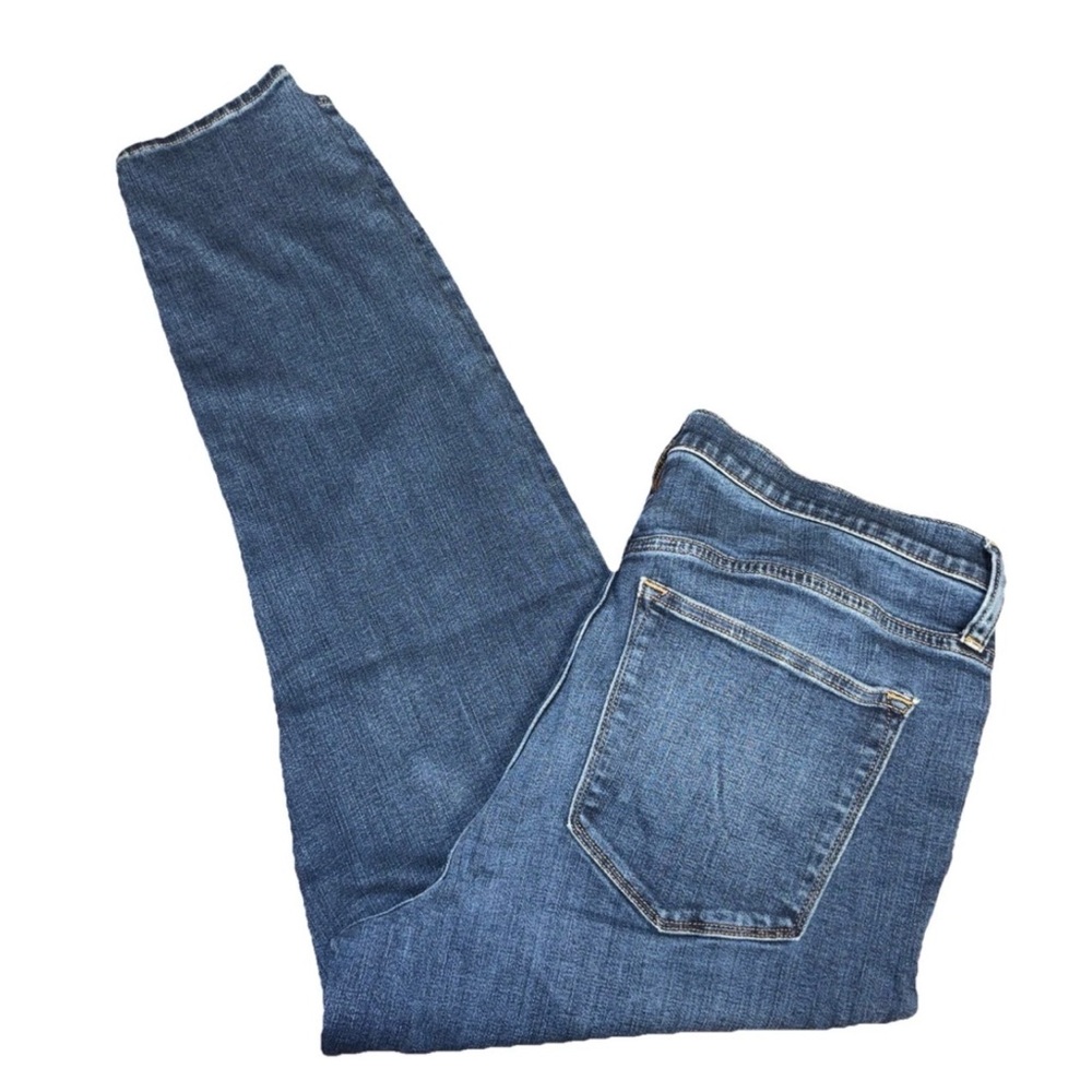 J.Crew 9" Mid Rise Skinny Jeans Women's 32 Blue Denim Signature Stretch Preppy